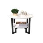 Mesa Centro Pequena Mesinhas Industrial Pés Ferro Preto Later