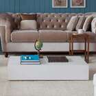 Mesa Centro Retangular Branca