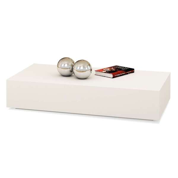 Mesa Centro Retangular Branca