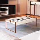 Mesa Centro Retangular Para Sala De Estar 30cm X 48cm X 93cm