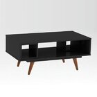 Mesa Centro Retrô Preto