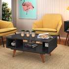 Mesa Centro Retrô Preto