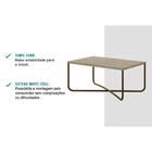 Mesa Centro Sala Connect 1271 Preto/legno - Carraro