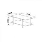 Mesa Centro Tube Industrial Artesano Vermont/cobre