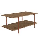 Mesa Centro Tube Industrial Artesano Vermont/cobre