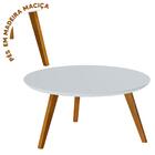 Mesa Classic Centro Redonda - Branco Acetinado