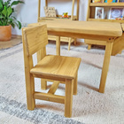 Mesa Com 2 Cadeiras Infantil Alecrim Em Madeira - Mel