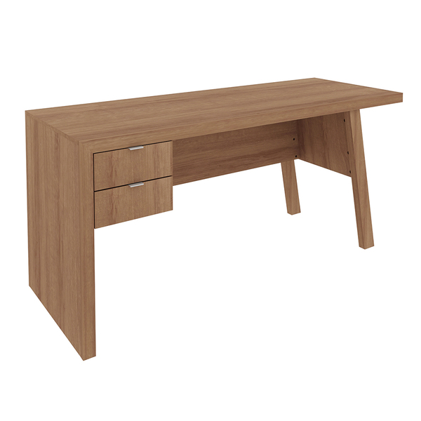 Mesa Com 2 Gavetas Para Escritório Home Office Me4122 Mdp Ame