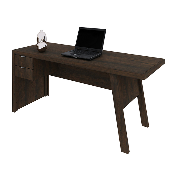 Mesa Com 2 Gavetas Para Escritório Home Office Me4122 Mdp Rus