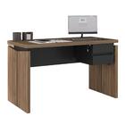 Mesa Com 2 Gavetas Suspenso Panamá Nogal Preto