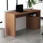 Mesa com 2 gavevetas Madeira Amêndoa TecnoMobili