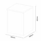 Mesa Com 4 Banquetas Berlim Boreal/preto Fosco/pret - Móveis