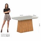 Mesa Com 4 Cadeiras 1,20 Mônaco Cinamomo/off White/bege - Móv