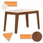 Mesa Com 4 Cadeiras 1,36 Austin Freijó/off Premium/cinza - M.a