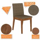 Mesa Com 4 Cadeiras 1,36 Austin Freijó/preto/capuccino - M.a