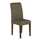 Mesa Com 4 Cadeiras 1,36 Ávila Imbuia/preto/capucci - Móveis