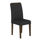 Mesa Com 4 Cadeiras 1,36 Ávila Imbuia/preto/preto - Móveis Ar