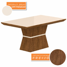 Mesa Com 4 Cadeiras 1,36 Nantes Freijó/off Premium/bege - M A