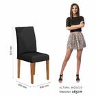 Mesa Com 4 Cadeiras 1,36 Versalhes Cin/preto/preto - Móveis A