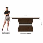 Mesa Com 4 Cadeiras 1,36 Versalhes Imb/off Whit/cap - Móveis