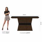 Mesa Com 4 Cadeiras 1,36 Versalhes Imb/preto/preto - Móveis A