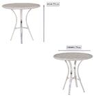 Mesa Com 4 Cadeiras (mesa Toquio E Cadeira Colombia) Em Alumi