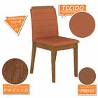 Mesa Com 4 Cadeiras Argélia Freijó/off Premium/terracota - M.a