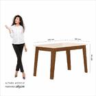 Mesa Com 4 Cadeiras Argélia Freijó/off Premium/terracota - M.a