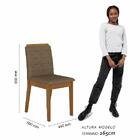 Mesa Com 4 Cadeiras Argélia Freijó/preto/capuccino - M.a