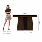 Mesa Com 4 Cadeiras Brisa 1,36 Imbuia/preto/cinza - Móveis Ar