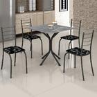 Mesa Com 4 Cadeiras Com Tampo Em Granito Teixeira Rio