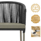 Mesa Com 4 Cadeiras De Jantar Roma 100cm E Noronha Em Aluminí