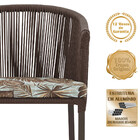 Mesa Com 4 Cadeiras De Jantar Roma 100cm E Noronha Em Aluminí