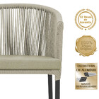 Mesa Com 4 Cadeiras De Jantar Roma 100cm E Noronha Em Aluminí