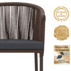 Mesa Com 4 Cadeiras De Jantar Roma 100cm E Noronha Em Aluminí