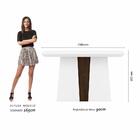 Mesa Com 4 Cadeiras Dona Branco/imbuia/marrom - Móveis Arapon