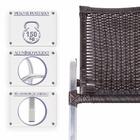 Mesa Com 4 Cadeiras Em Aluminio E Fibra (cadeiras Colombia E