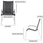 Mesa Com 4 Cadeiras Em Aluminio E Fibra (cadeiras Colombia E