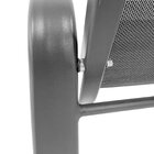 Mesa Com 4 Cadeiras Em Alumínio E Tela Sling Lótus  Preta