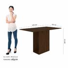 Mesa Com 4 Cadeiras Filipinas Imbuia/bege -  Móveis Arapongas