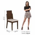 Mesa Com 4 Cadeiras Filipinas Imbuia/bege -  Móveis Arapongas