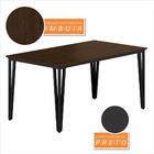 Mesa Com 4 Cadeiras Industrial 1,36 Denver Pt/im/cz - Móveis