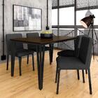 Mesa Com 4 Cadeiras Industrial 1,36 Denver Pt/im/gr - Móveis