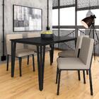 Mesa Com 4 Cadeiras Industrial 1,36 Denver Pt/pt/bg - Móveis