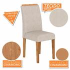 Mesa Com 4 Cadeiras Marrocos 1,36 Cin/off White/beg - Móveis