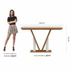 Mesa Com 4 Cadeiras Marrocos 1,36 Cin/off White/beg - Móveis