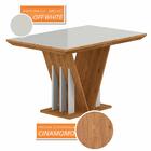 Mesa Com 4 Cadeiras Marrocos 1,36 Cin/off White/cre - Móveis