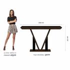 Mesa Com 4 Cadeiras Marrocos 1,36 Imbuia/preto/cre - Móveis A