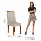 Mesa Com 4 Cadeiras Monterey 1,20 Cin/off/bege - Móveis Arapo