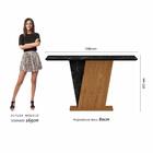 Mesa Com 4 Cadeiras Qatar 1,20 Cin/carrar Preto/mar - Móveis